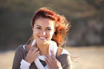 Image showing Happy woman smiling