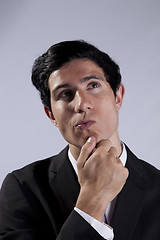 Image showing Businessman thinking