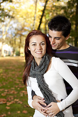 Image showing Love and affection between a young couple