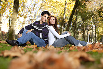 Image showing Love and affection between a young couple