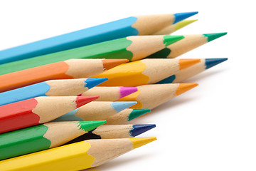 Image showing Color crayons