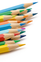 Image showing Color crayons