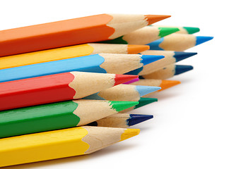 Image showing Color crayons