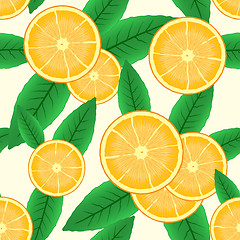 Image showing Abstract background with citrus-fruit