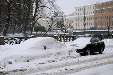 Image showing Uncleaned Street in Saint-Petersburg