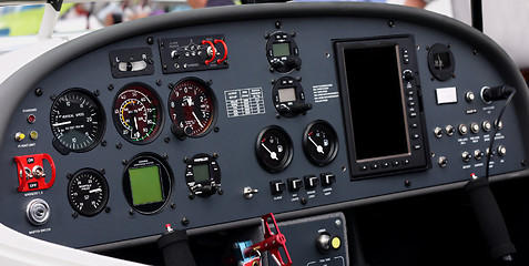 Image showing Airplane cockpit