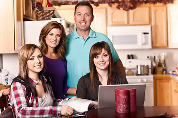 Image showing Family at home