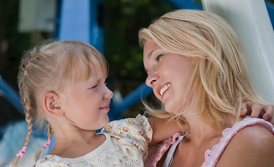 Image showing Mother and daughter