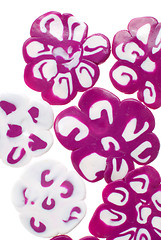 Image showing Flower beads background