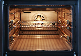 Image showing Open oven 