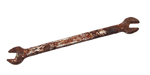 Image showing Rusty spanner