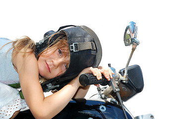 Image showing child biker