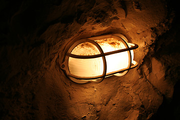 Image showing lamp on a wall