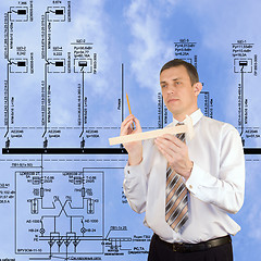 Image showing Engineering designing