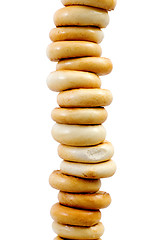 Image showing doughnut-shaped bread rolls