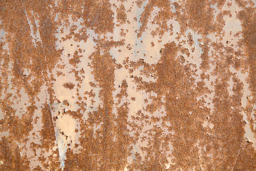 Image showing The rusty old wall