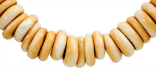 Image showing doughnut-shaped bread rolls