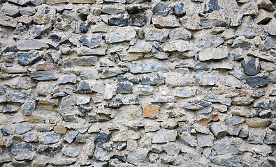 Image showing Rough stone wall