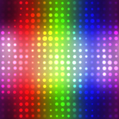 Image showing Glowing Halftone Dots Texture