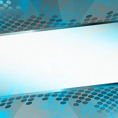 Image showing Abstract Blue Layout