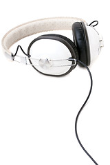 Image showing Headphones Over White