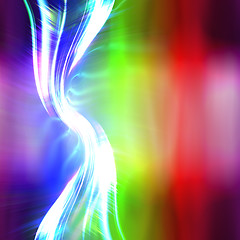 Image showing Rainbow Plasma Fractal Layout