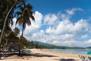 Image showing Luquillo Beach Puerto Rico