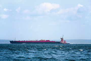 Image showing Large Shipping Barge 