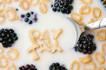 Image showing Pay Tax Cereal Reminder