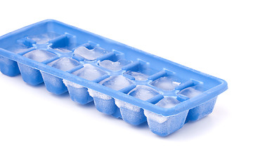 Image showing Frozen Ice Cube Tray