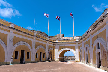 Image showing El Morro Fort Interior