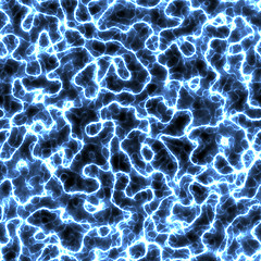 Image showing Blue Glowing Plasma Pattern