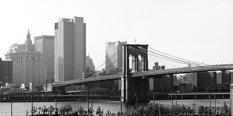 Image showing Brooklyn Bridge NYC Panorama