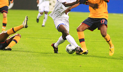 Image showing Soccer match