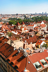 Image showing Prague Roof tops