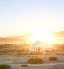 Image showing Mongolin yurt