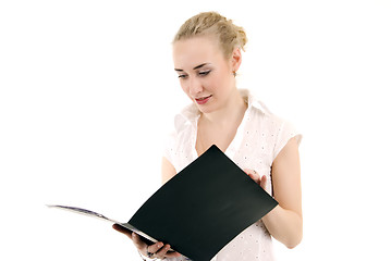 Image showing Young businesswoman    