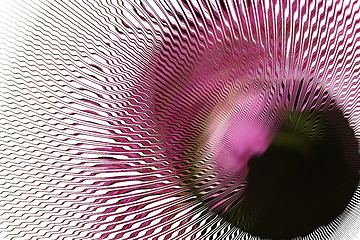 Image showing pink abstract black hole