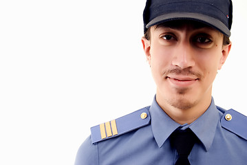 Image showing Young policeman 