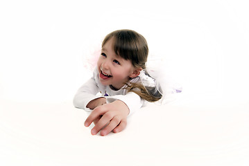 Image showing Photo of a little girl  