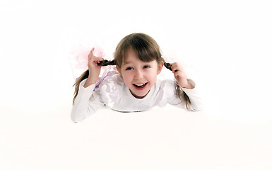 Image showing Photo of a little girl  