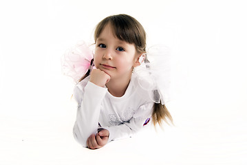 Image showing Photo of a little girl  