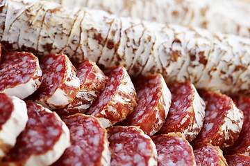 Image showing dried sausages