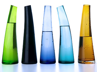 Image showing glass vases