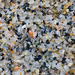 Image showing Macro-photo of a quartz sand