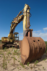 Image showing Old excavator