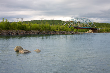 Image showing The metal bridge