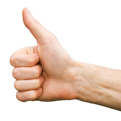 Image showing Thumb up