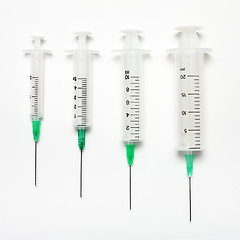 Image showing four different syringe