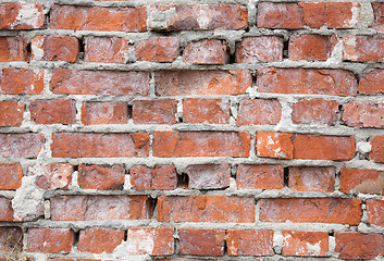 Image showing Brick old wall